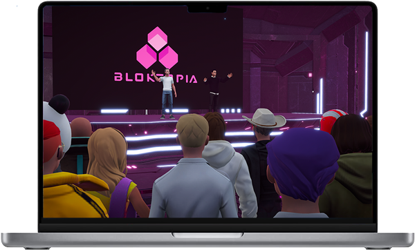Bloktopia on Laptop
